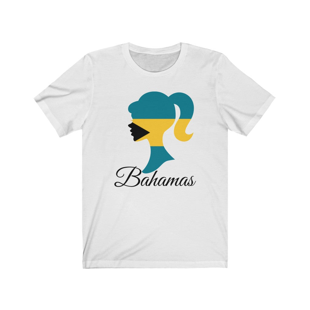 Bahamas Girl Flag Premium Tee 1 - Unisex