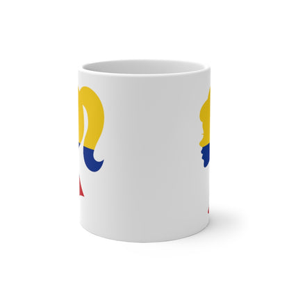 Colombia Girl Color Changing Mug