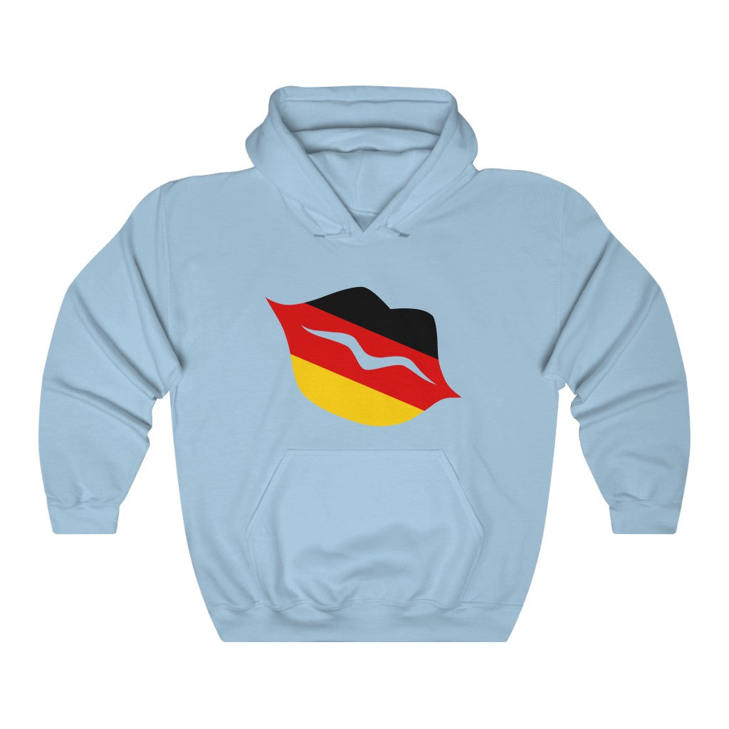 Germany Lips Flag Hoodie Sweatshirt - Unisex