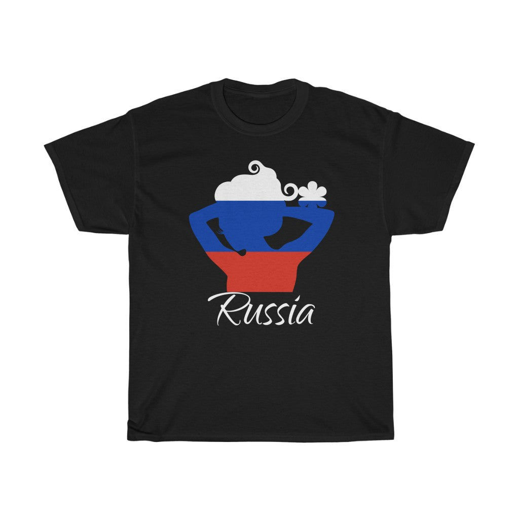 Russia Lady Flag Standard Tee 2 - Unisex