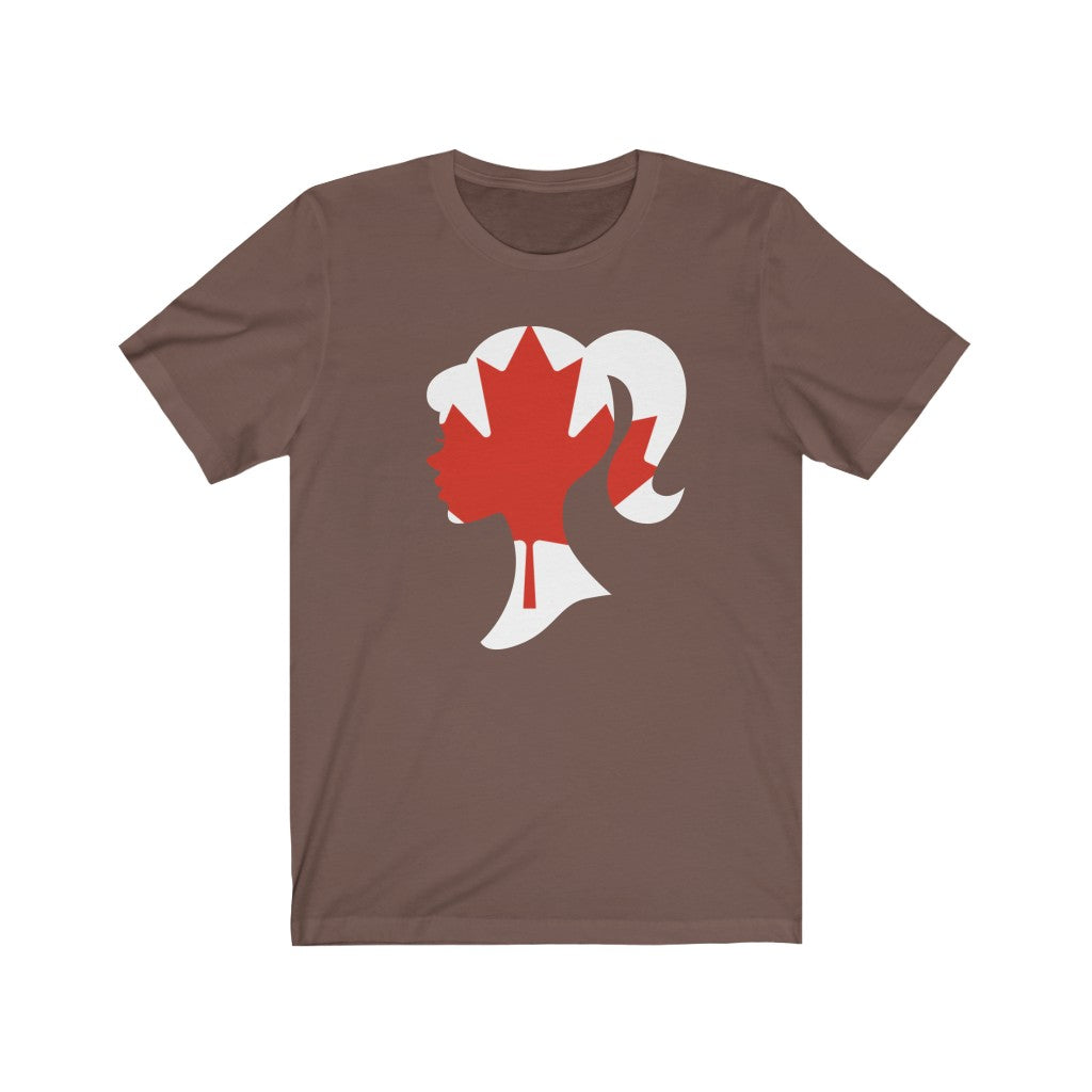 Canada Girl Flag Premium Tee - Unisex