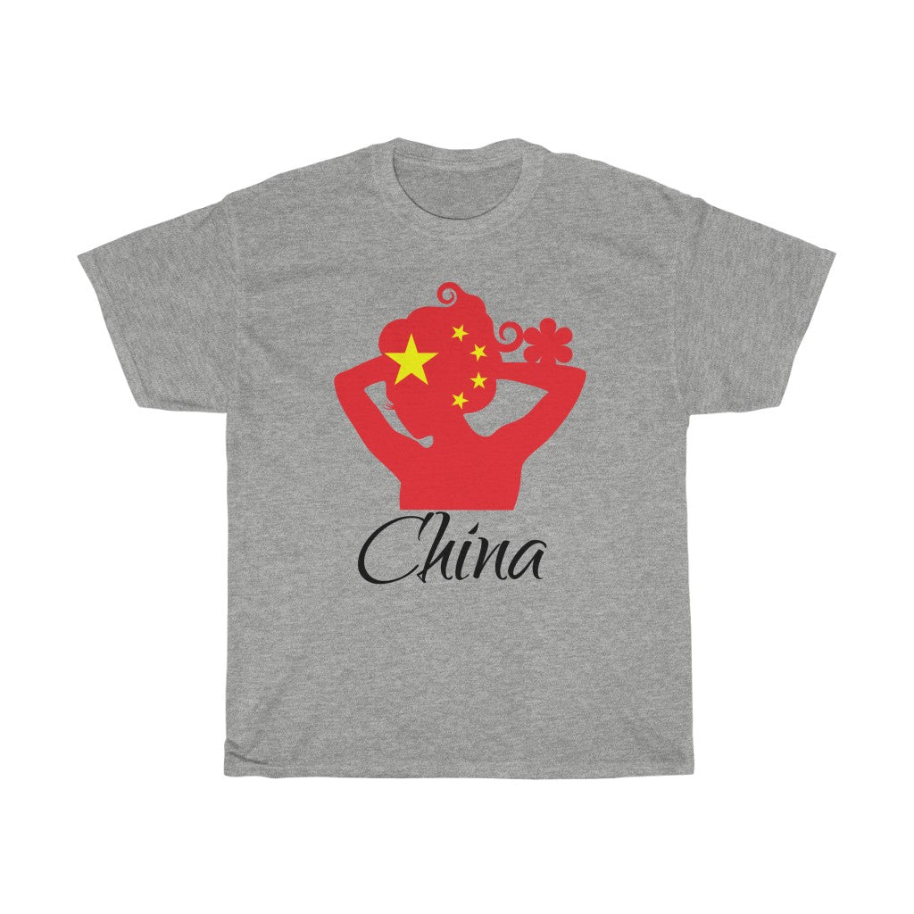 China Lady Flag Standard Tee 1 - Unisex