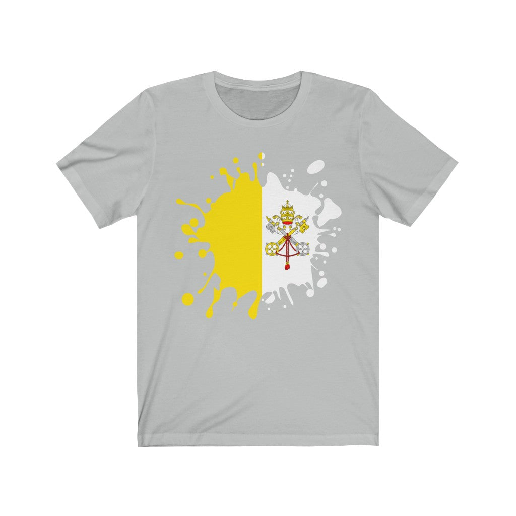 Holy See Splat Flag Premium Tee - Unisex