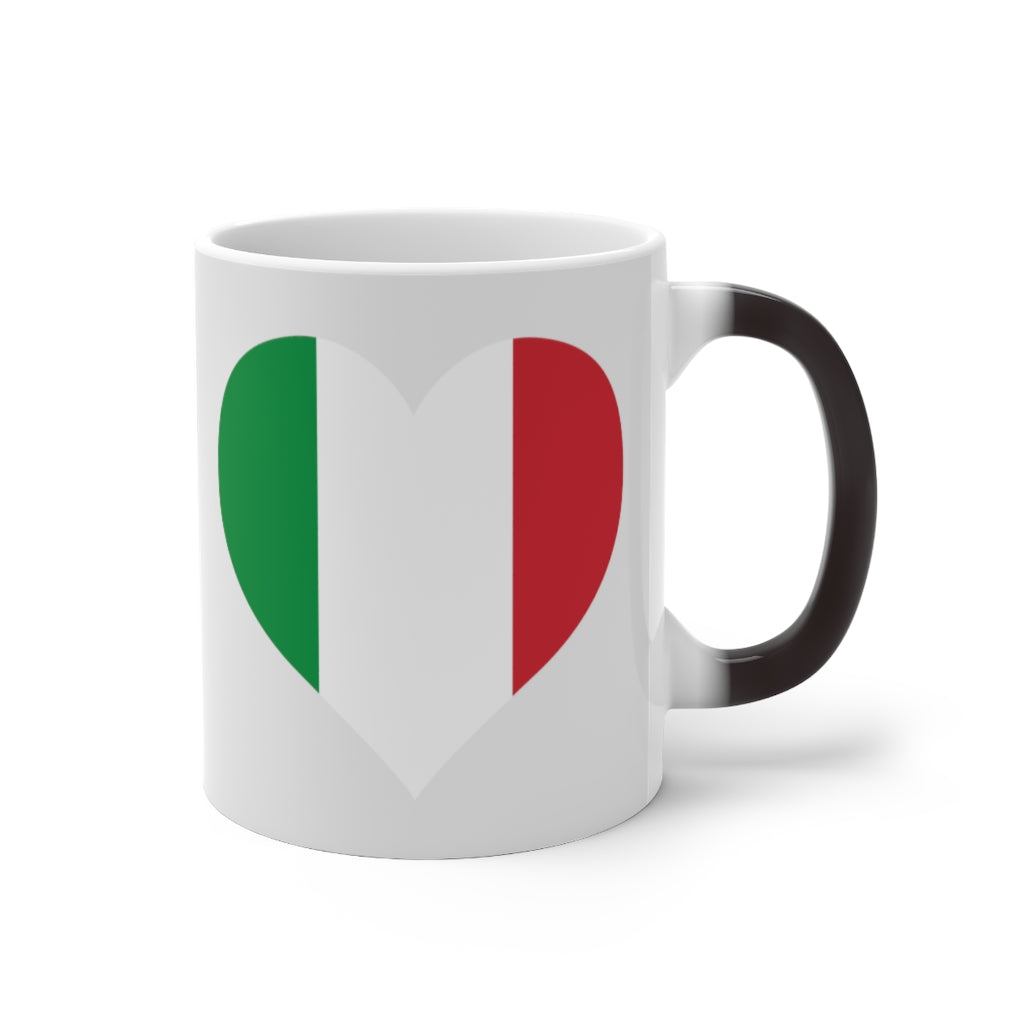 Italy Heart Color Changing Mug