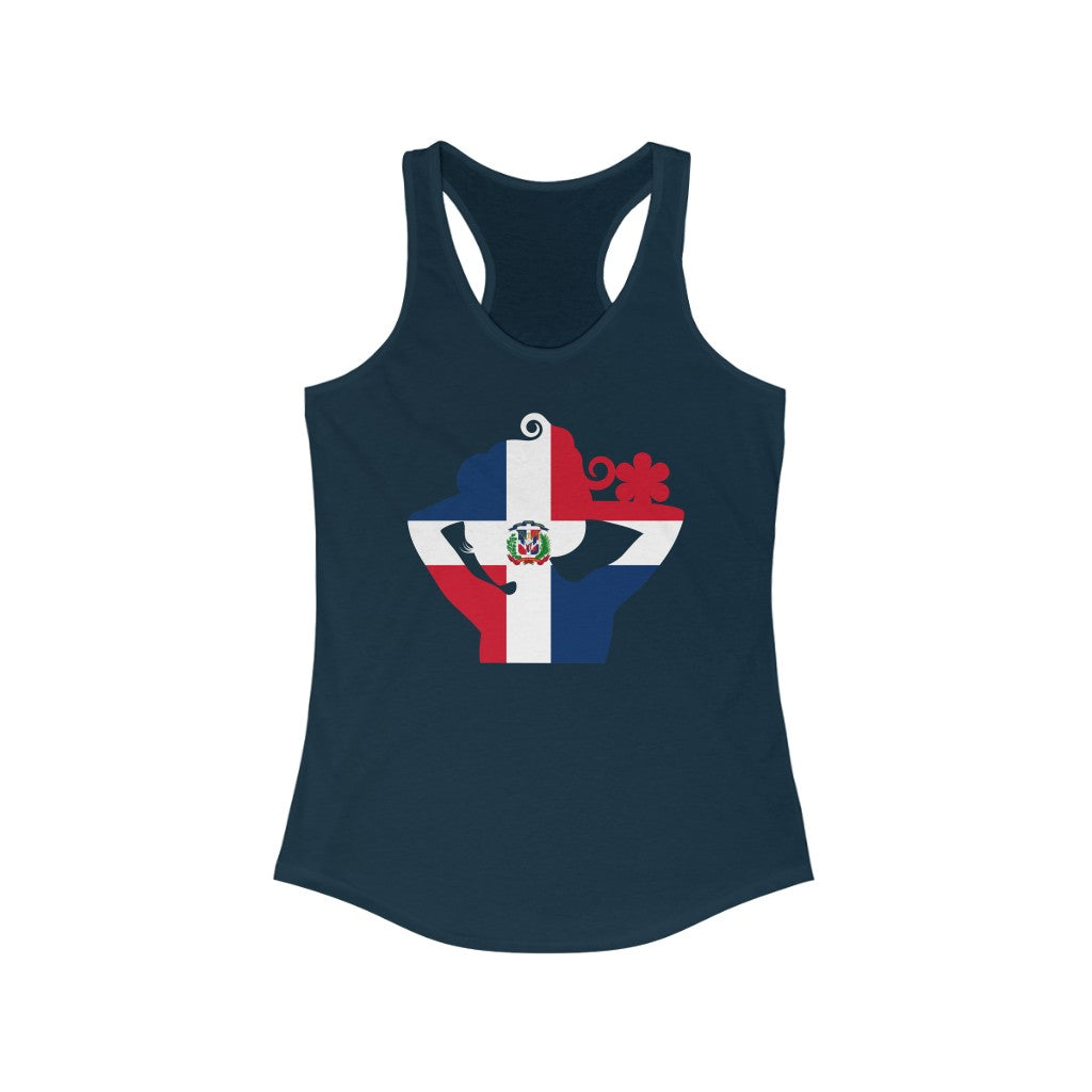 Dominican Republic Lady Flag Tank – Women