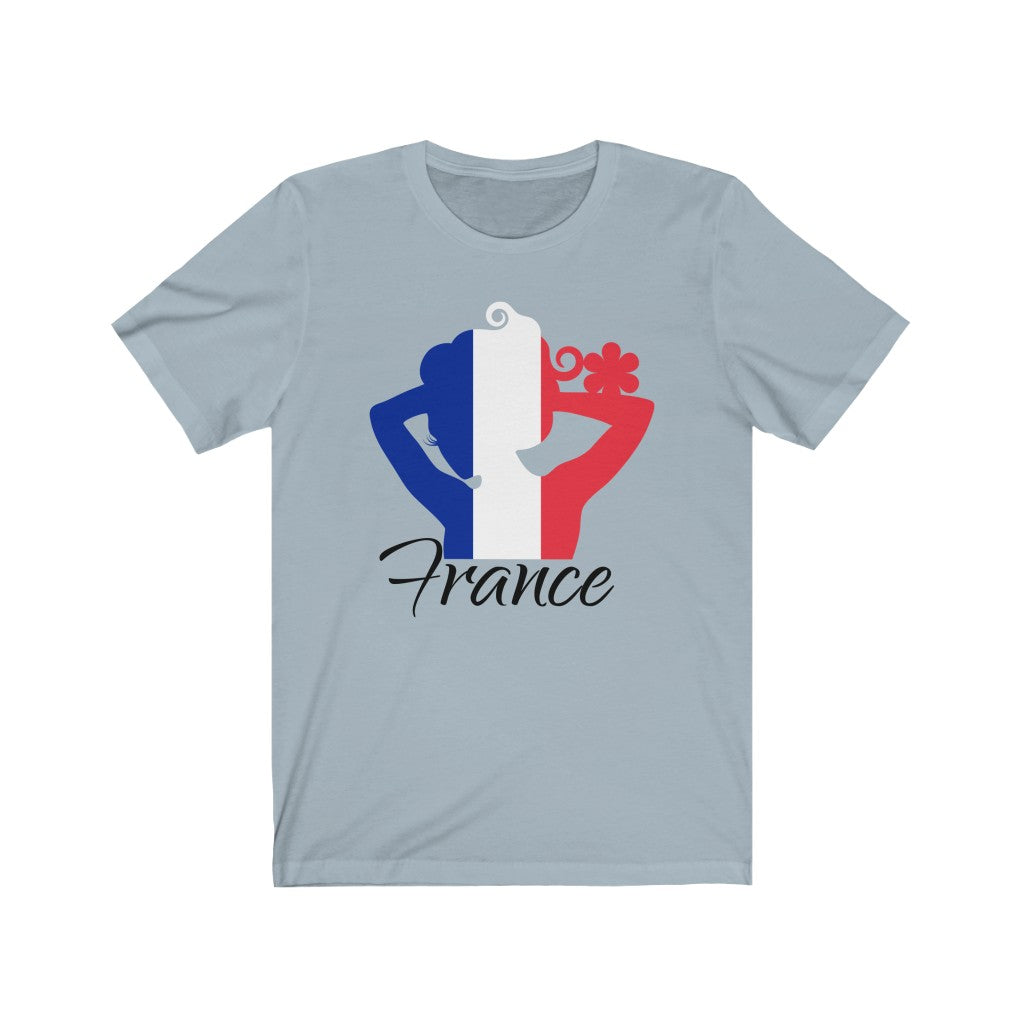 France Lady Flag Premium Tee 1 - Unisex