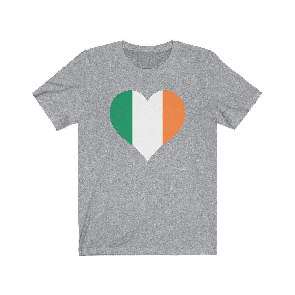 Ireland Heart Flag Premium Tee - Unisex