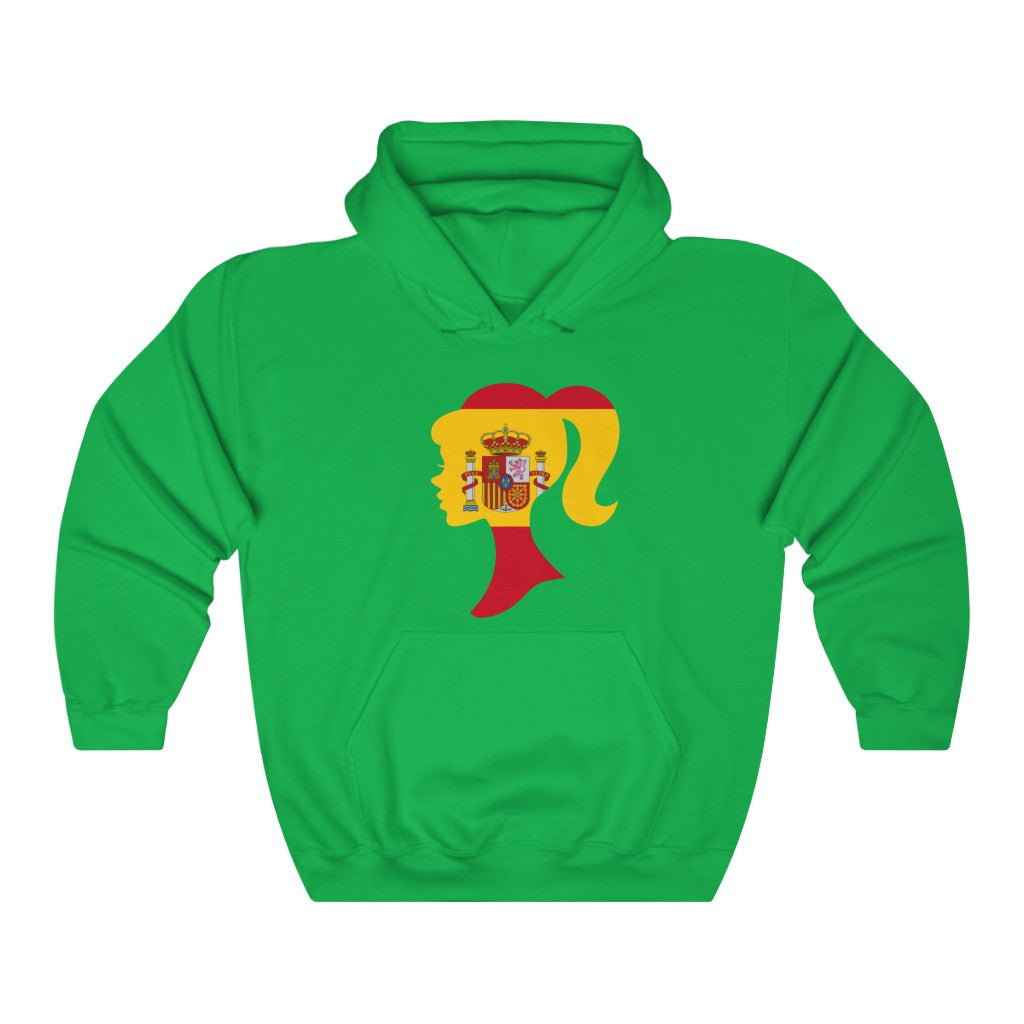 Spain Girl Flag Hoodie Sweatshirt - Unisex