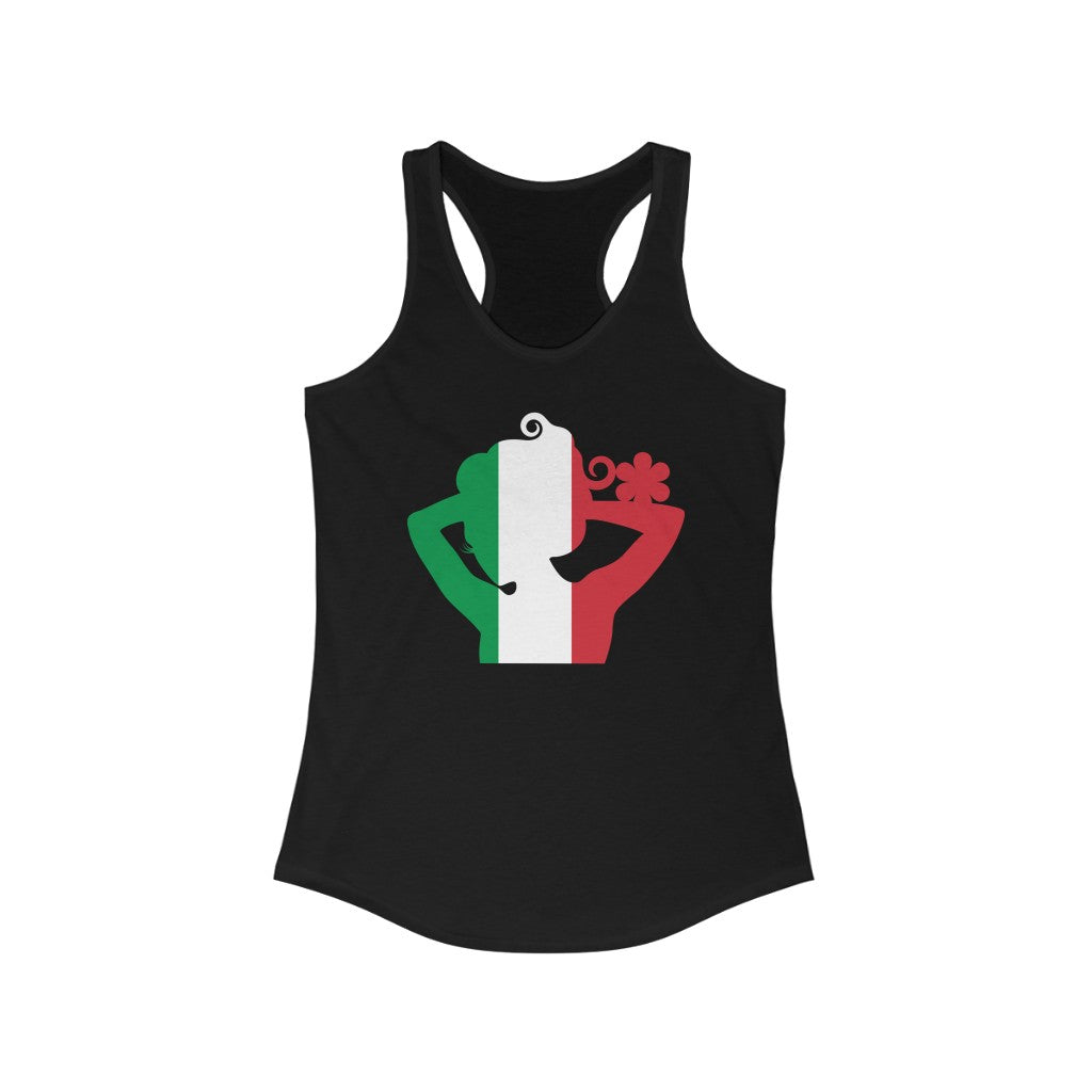 Italy Lady Flag Tank – Women