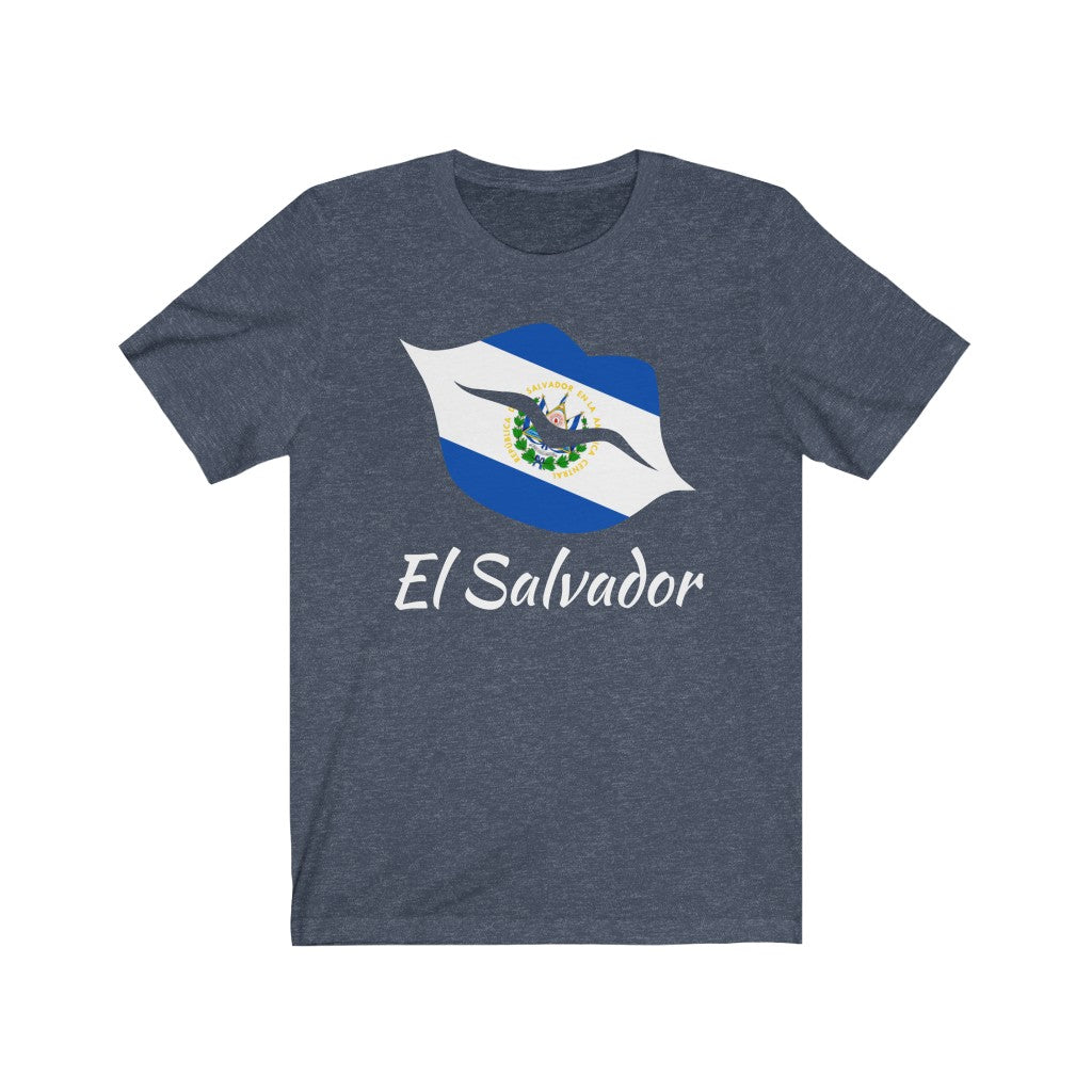 El Salvador Lips Flag Premium Tee 2 - Unisex