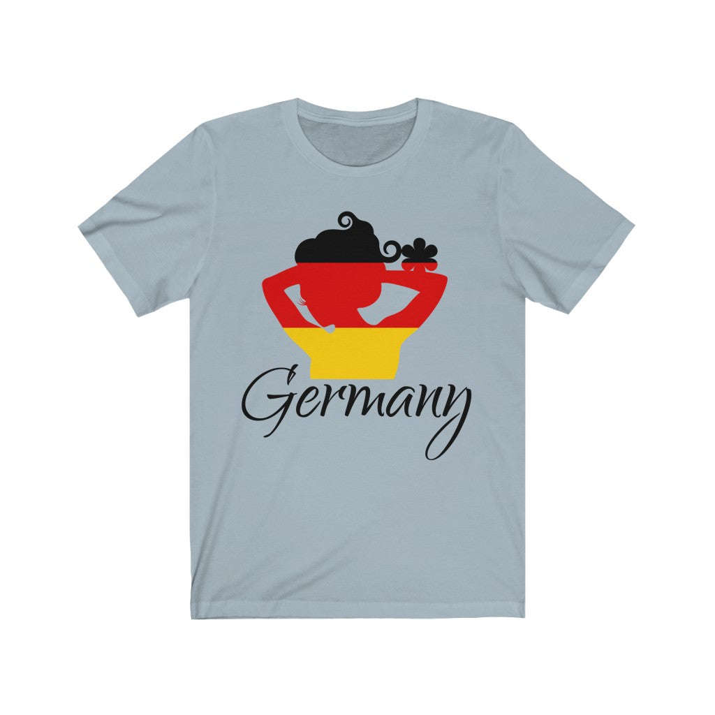 Germany Lady Flag Premium Tee 1 - Unisex