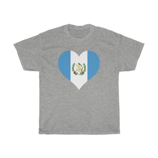 Guatemala Heart Flag Standard Tee - Unisex