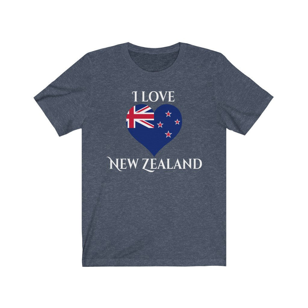 New Zealand Heart Flag Premium Tee 2 - Unisex