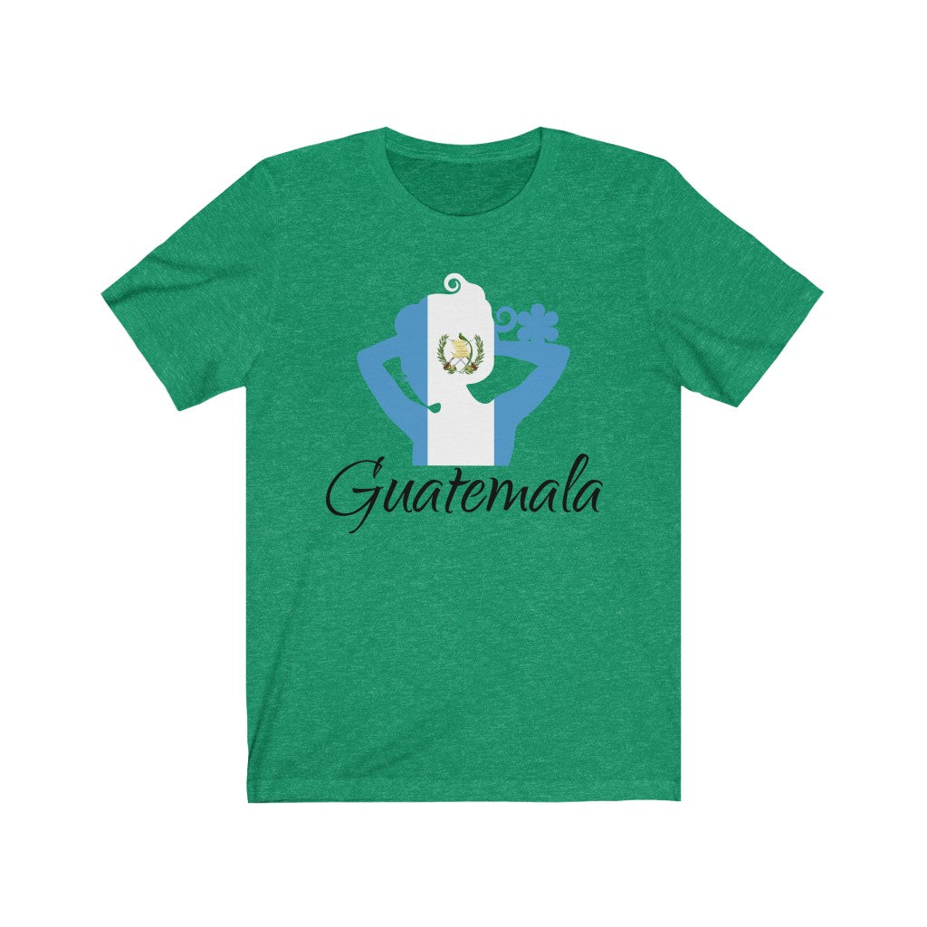 Guatemala Lady Flag Premium Tee 1 - Unisex