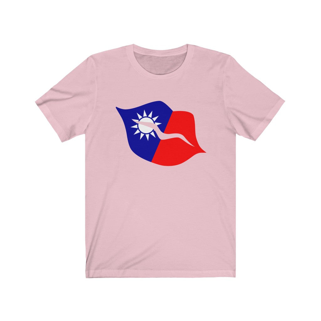 Republic of China - Taiwan Lips Flag Premium Tee - Unisex