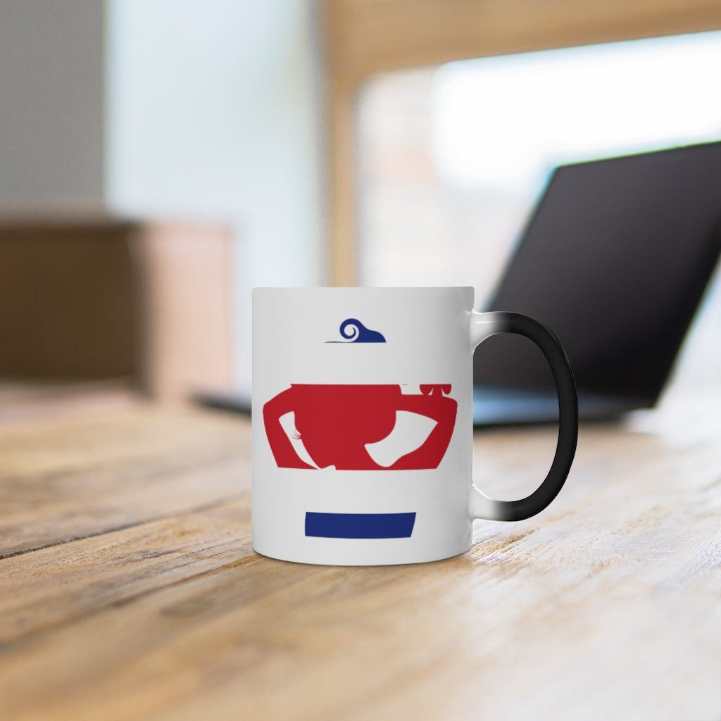 Costa Rica Lady Color Changing Mug