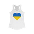Ukraine Heart Flag Tank - Women