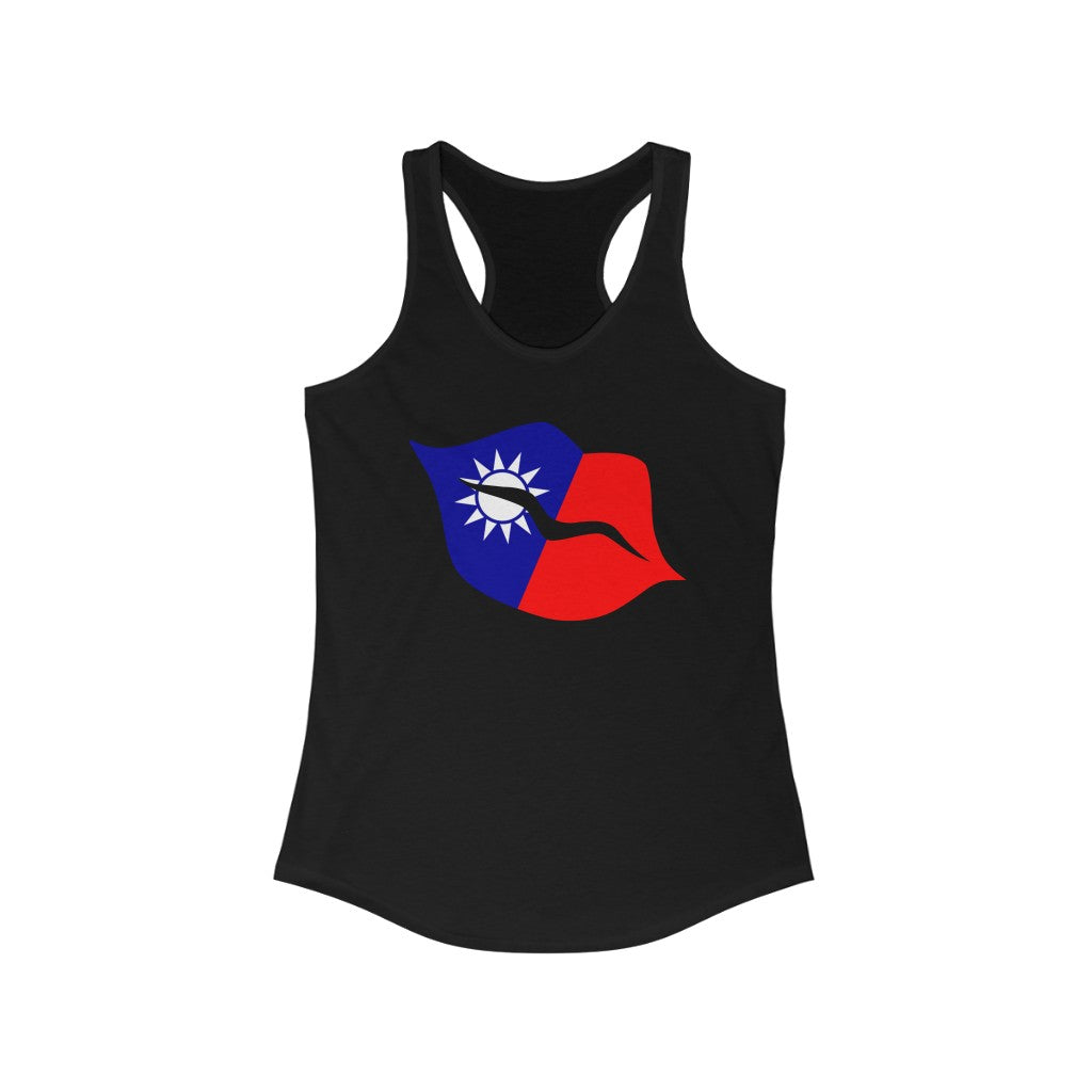 Republic of China - Taiwan Lips Flag Tank - Women