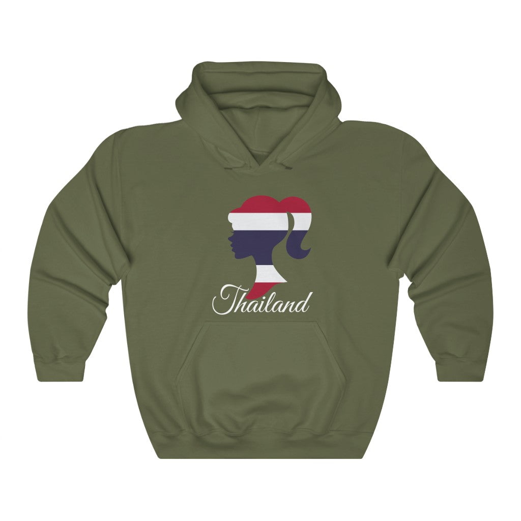 Thailand Girl Flag Hoodie Sweatshirt 2 - Unisex