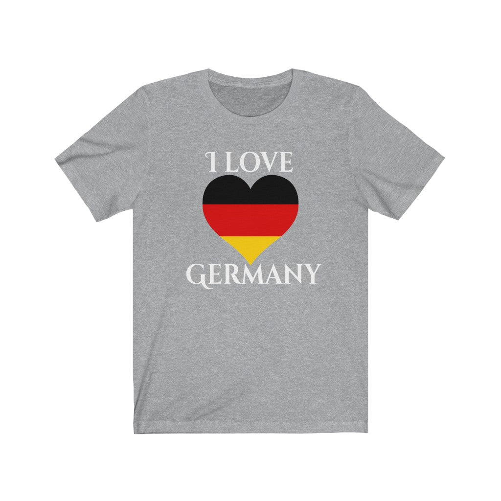 Germany Heart Flag Premium Tee 2 - Unisex