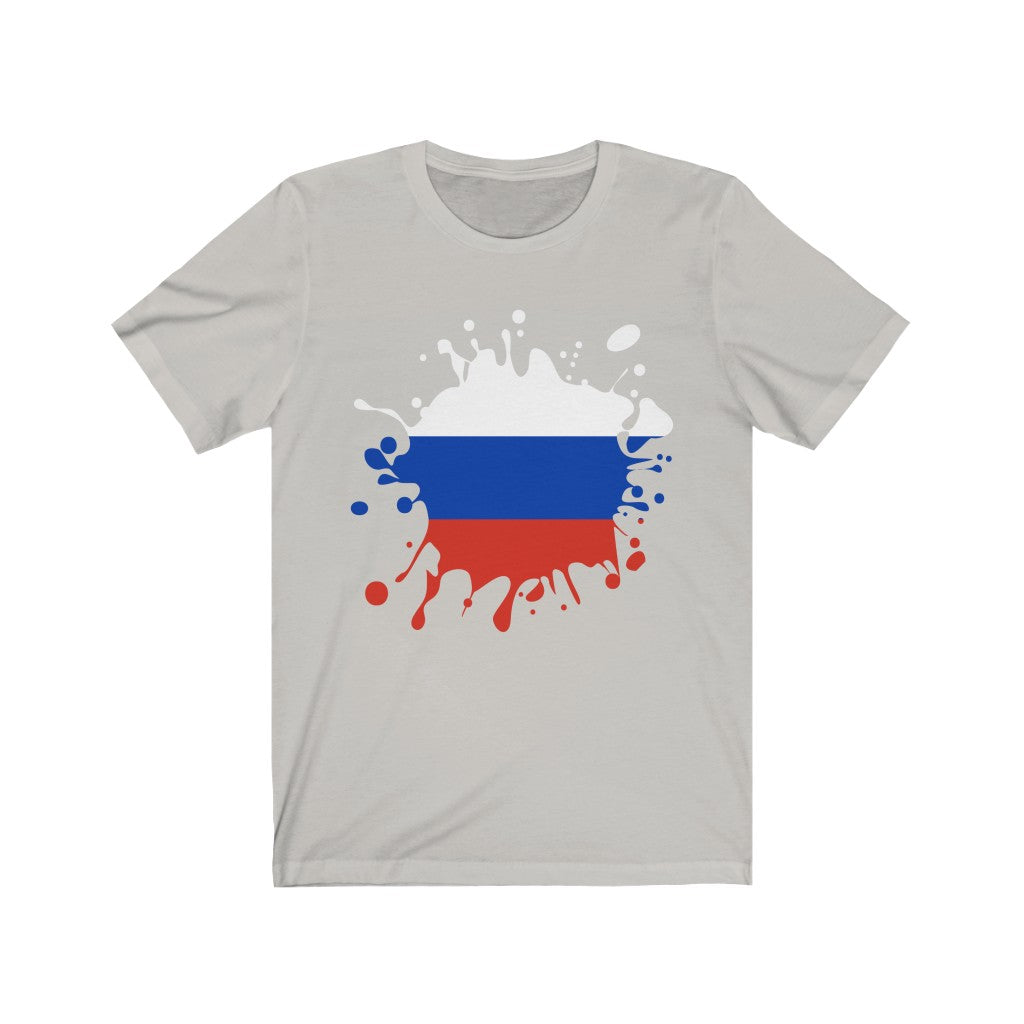 Russia Splat Flag Premium Tee - Unisex