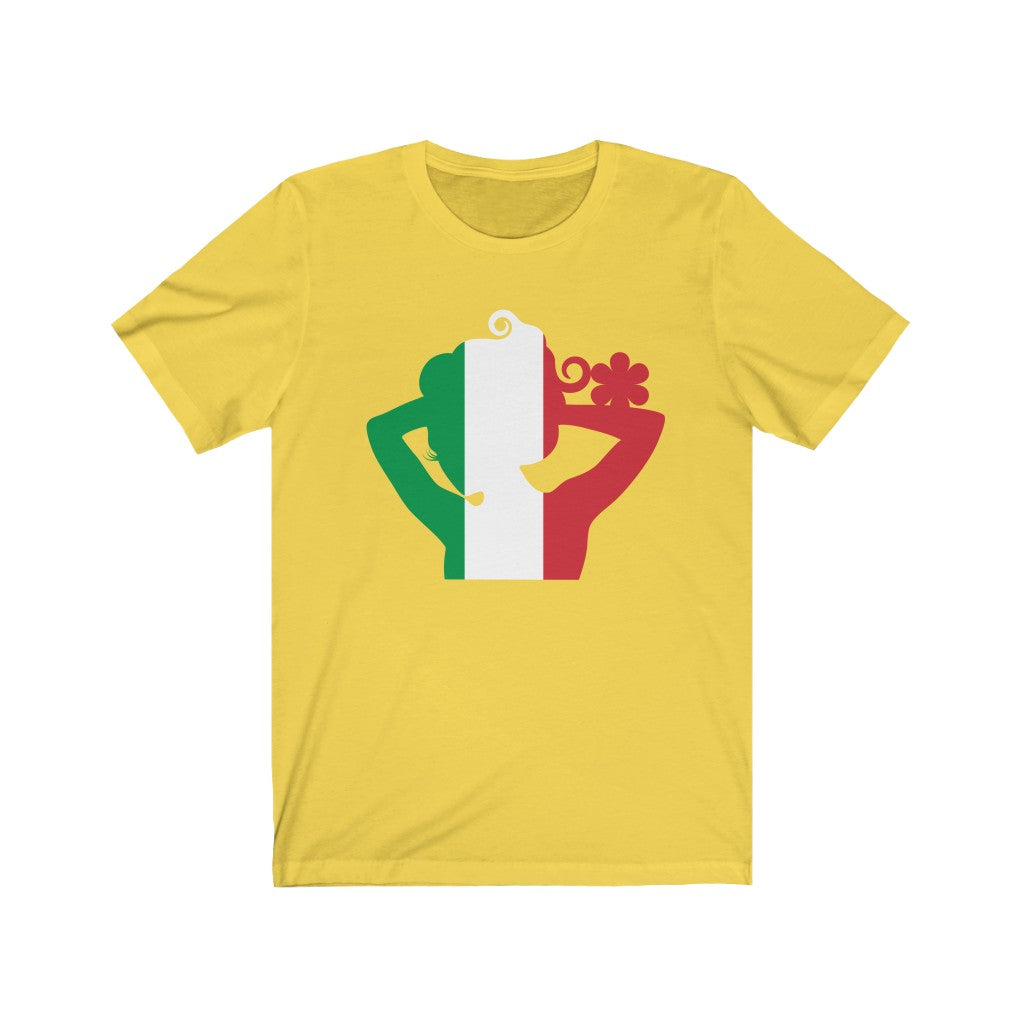 Italy Lady Flag Premium Tee - Unisex