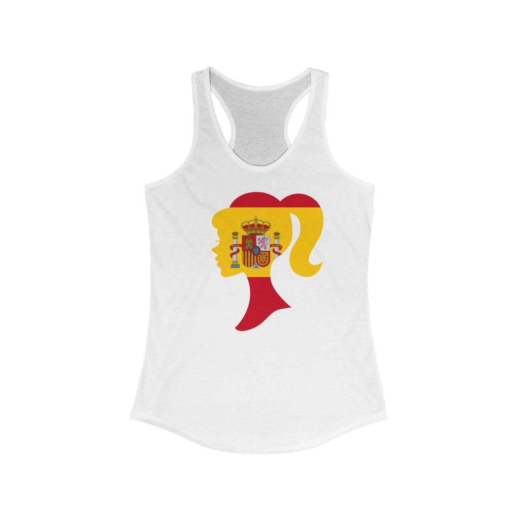 Spain Girl Flag Tank - Women