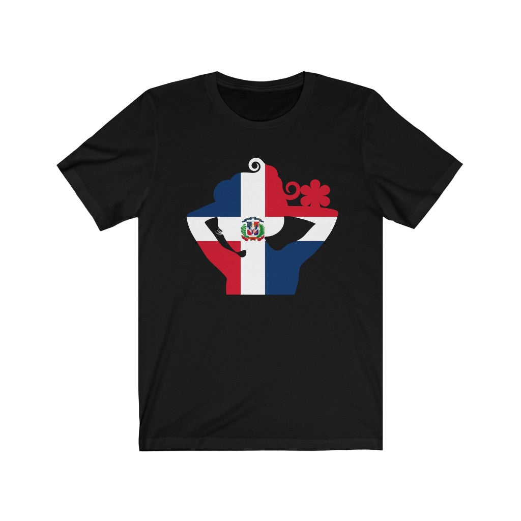 Dominican Republic Lady Flag Premium Tee - Unisex