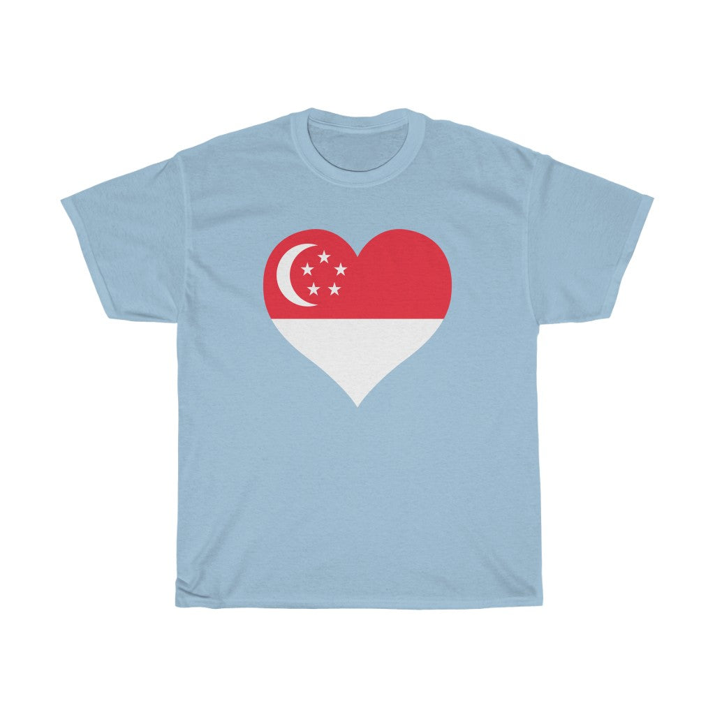 Singapore Heart Flag Standard Tee - Unisex