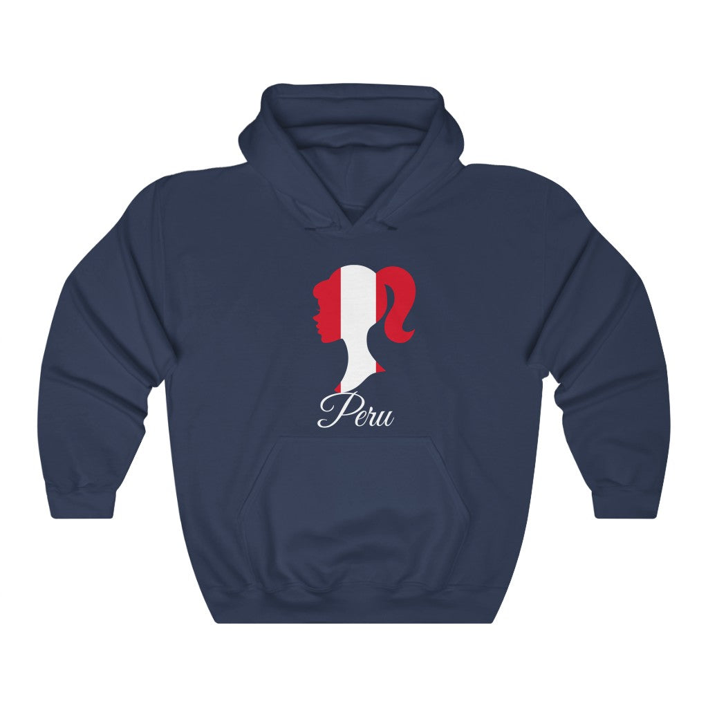 Peru Girl Flag Hoodie Sweatshirt 2 - Unisex