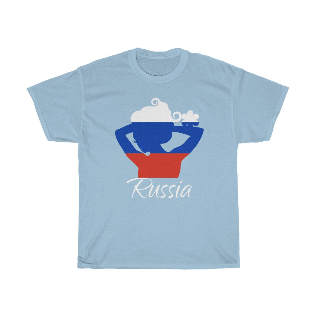 Russia Lady Flag Standard Tee 2 - Unisex