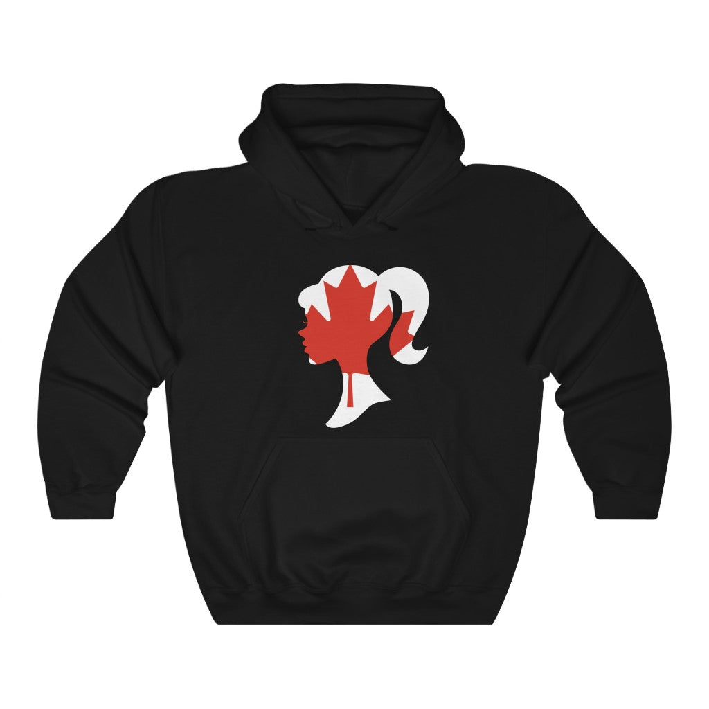 Canada Girl Flag Hoodie Sweatshirt - Unisex