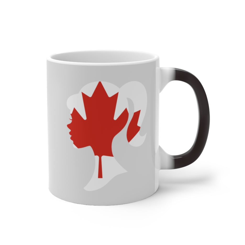 Canada Girl Color Changing Mug