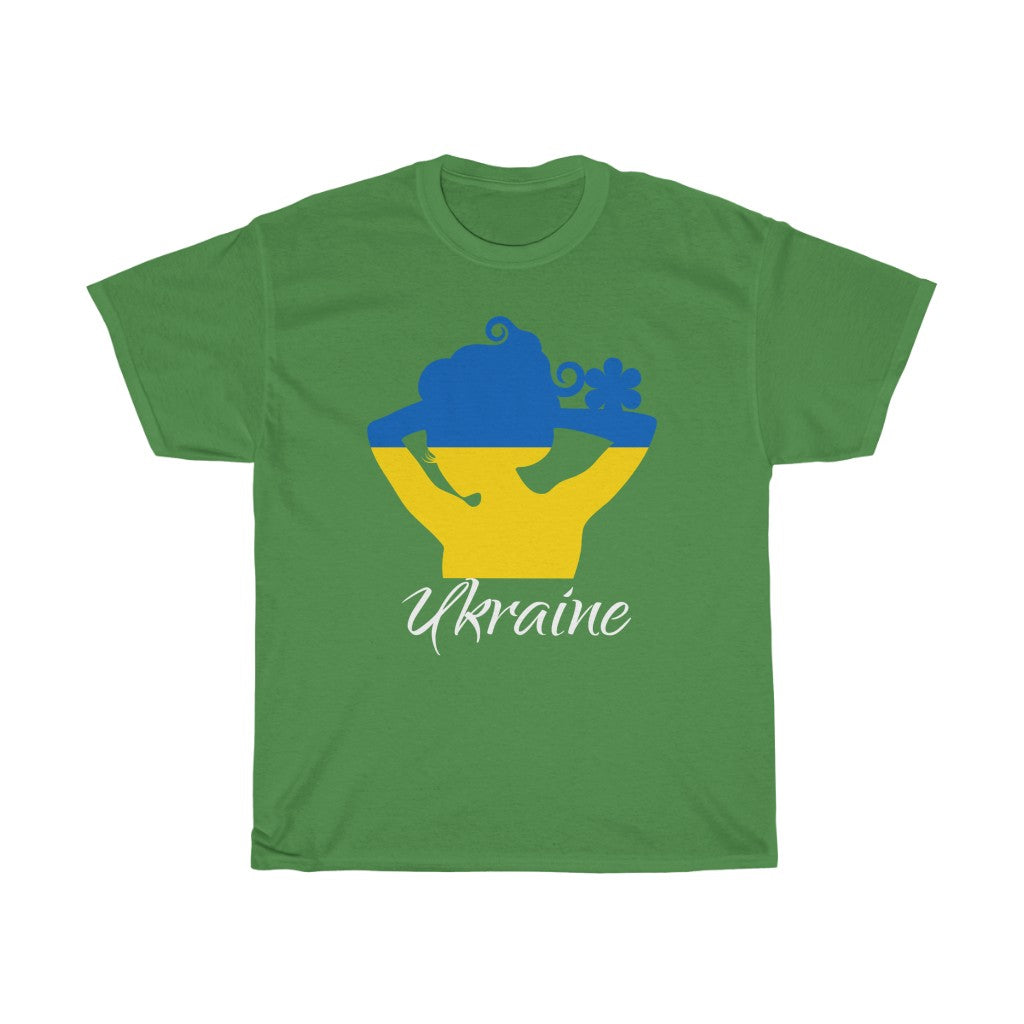 Ukraine Lady Flag Standard Tee 2 - Unisex