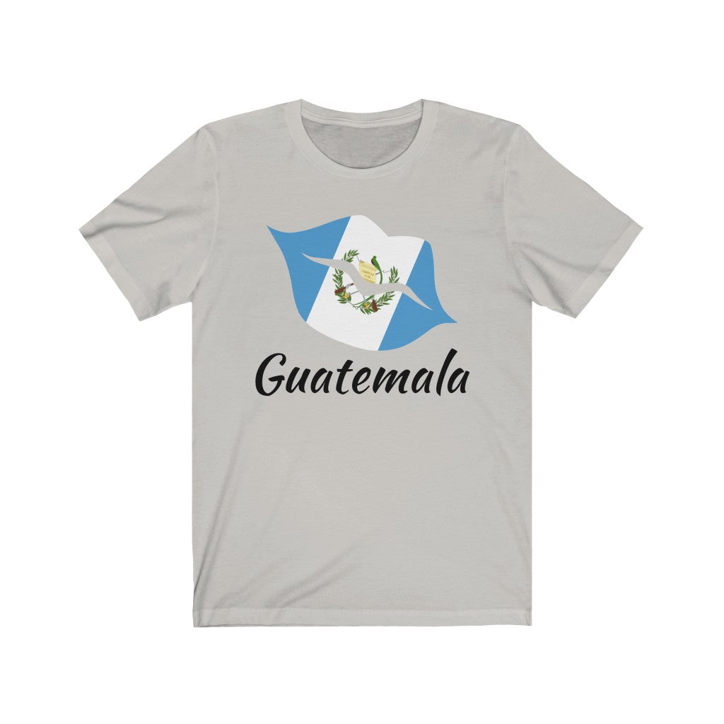Guatemala Lips Flag Premium Tee 1 - Unisex