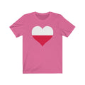 Poland Heart Flag Premium Tee - Unisex