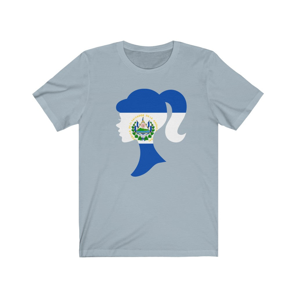 El Salvador Girl Flag Premium Tee - Unisex