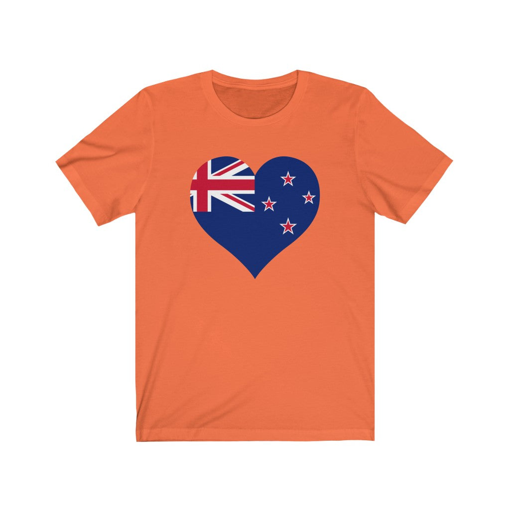 New Zealand Heart Flag Premium Tee - Unisex