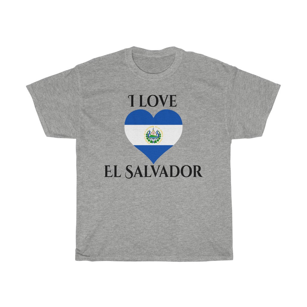 El Salvador Heart Flag Standard Tee 1 - Unisex