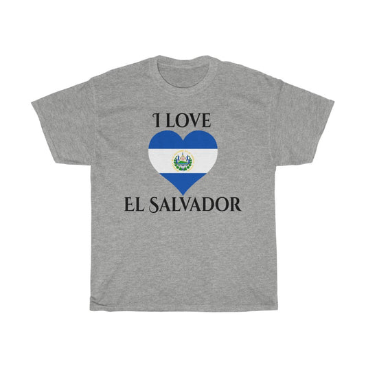 El Salvador Heart Flag Standard Tee 1 - Unisex