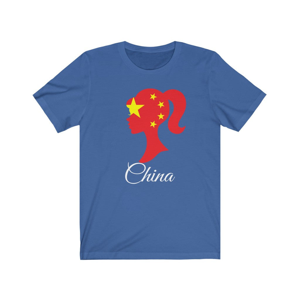 China Girl Flag Premium Tee 2 - Unisex