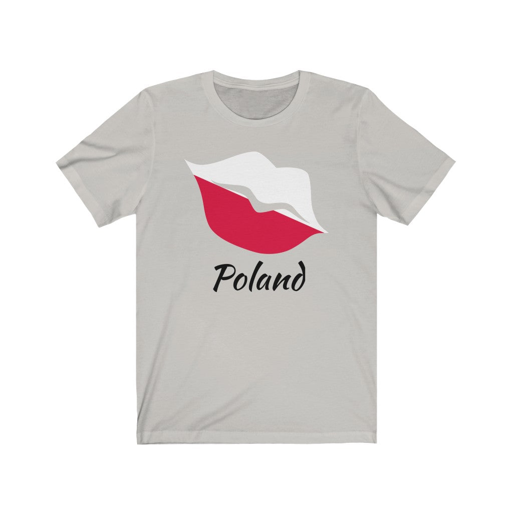 Poland Lips Flag Premium Tee 1 - Unisex