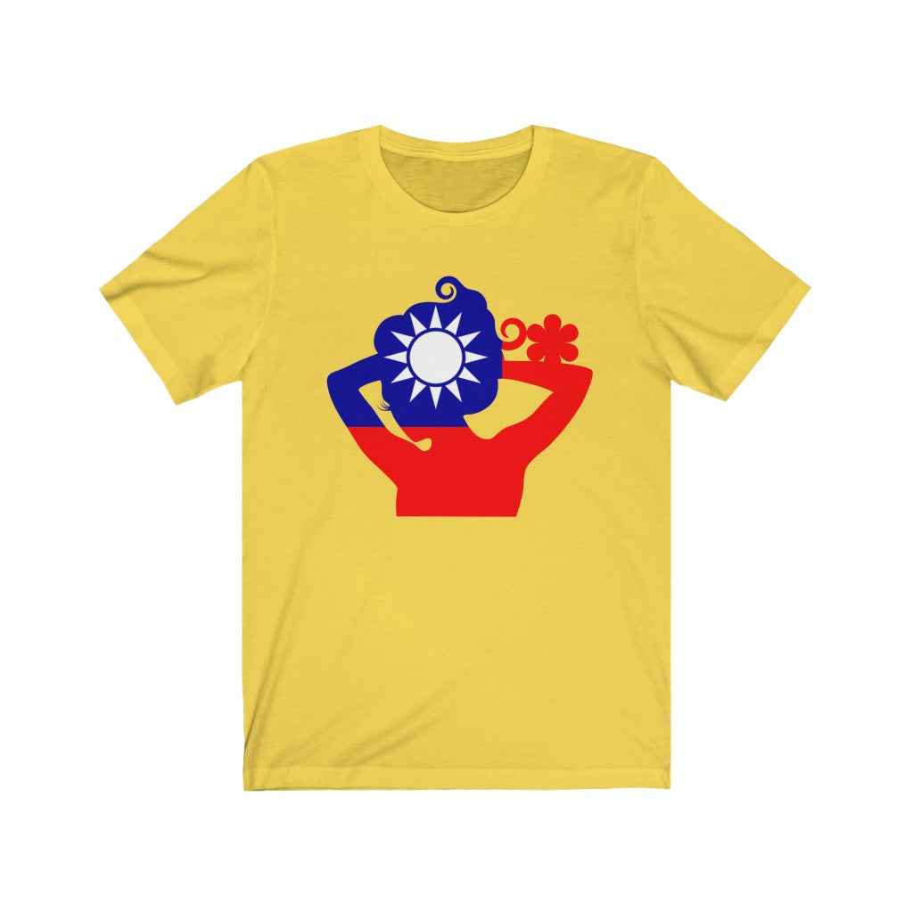 Republic of China - Taiwan Lady Flag Premium Tee - Unisex