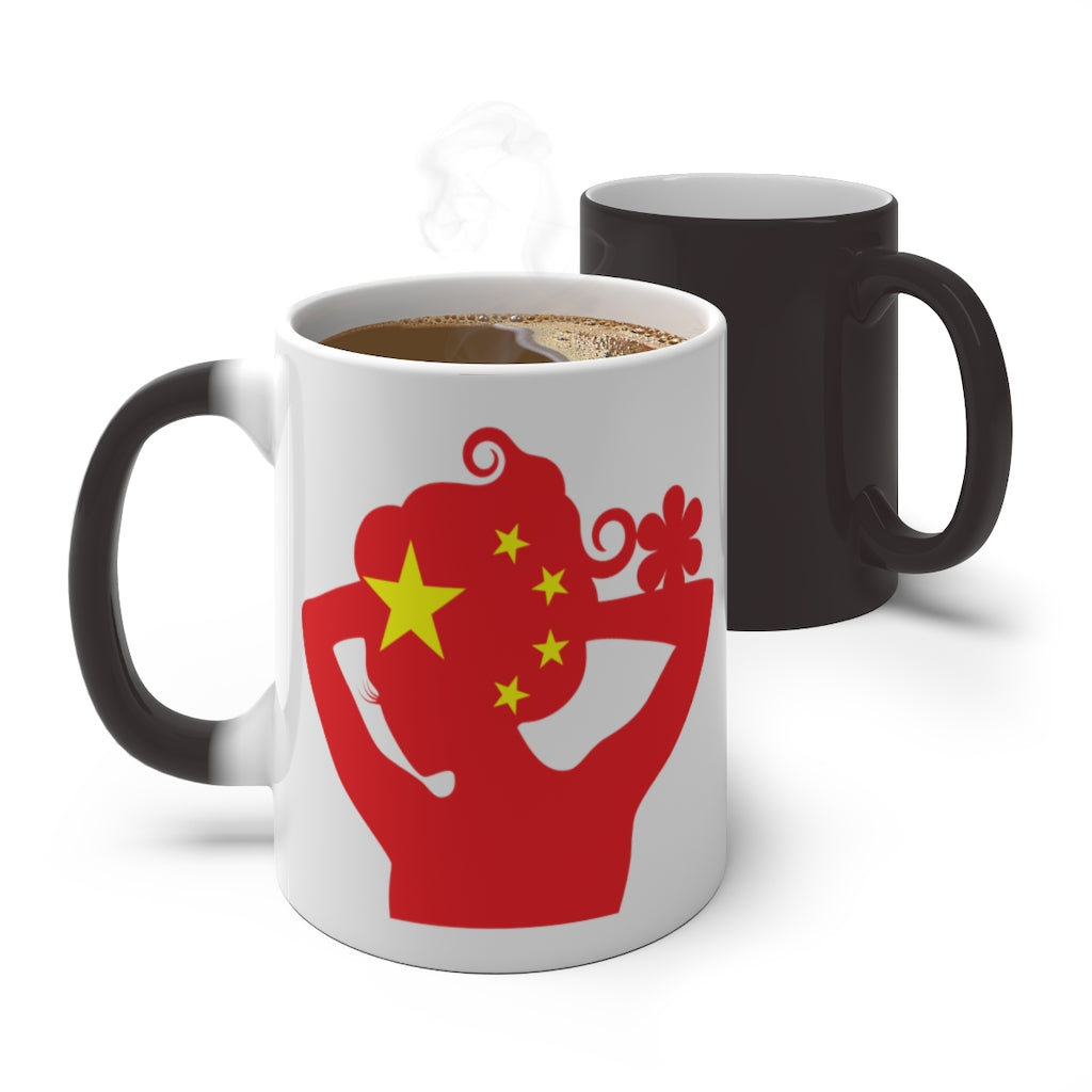 China Lady Color Changing Mug