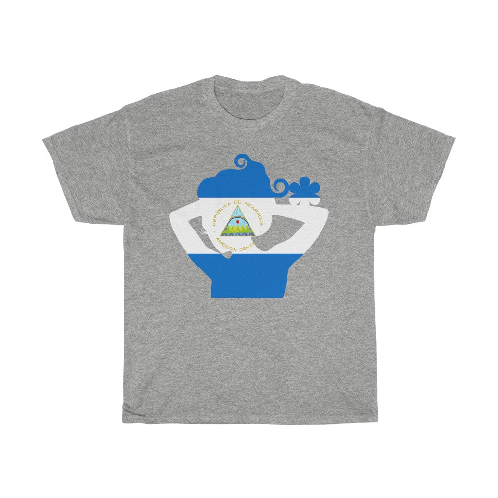 Nicaragua Lady Flag Standard Tee - Unisex