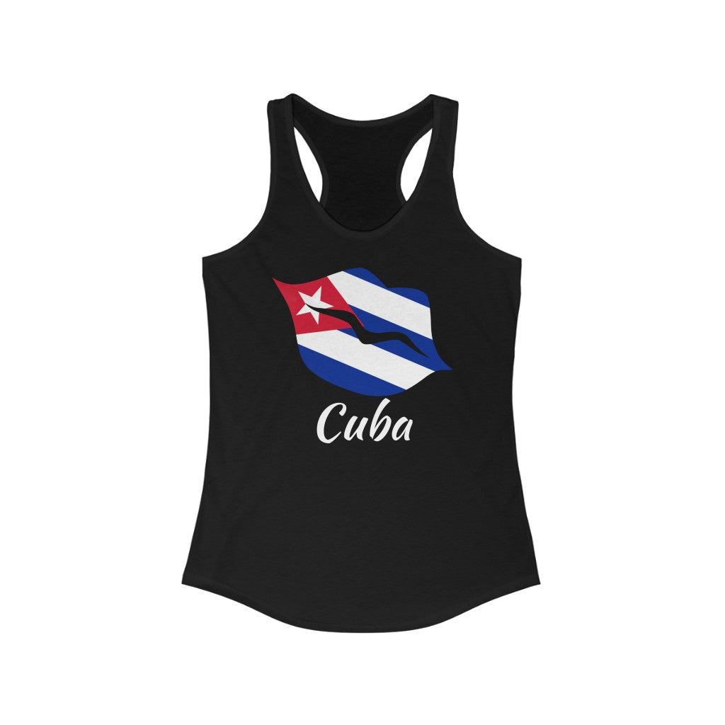 Cuba Lips Flag Tank 2 - Women