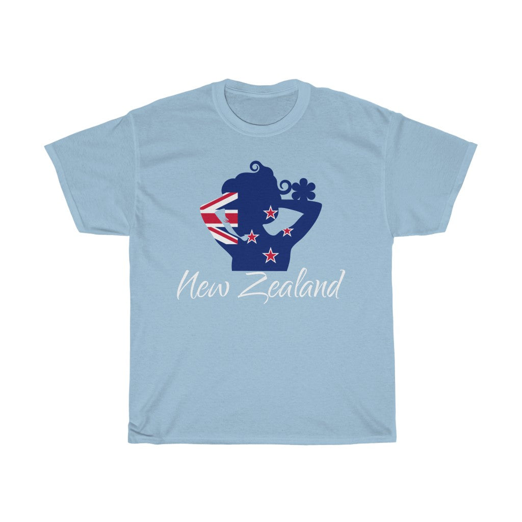 New Zealand Lady Flag Standard Tee 2 - Unisex