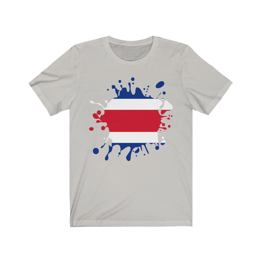 Costa Rica Splat Flag Premium Tee - Unisex