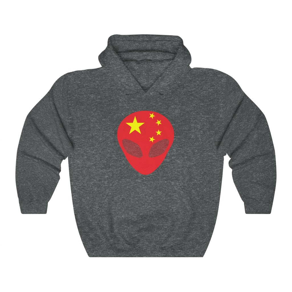 China Alien Flag Hoodie Sweatshirt - Unisex