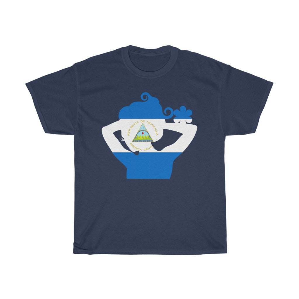 Nicaragua Lady Flag Standard Tee - Unisex